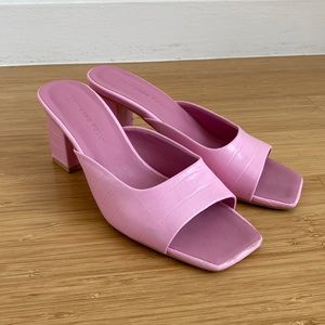 Princess Polly mules, size 7